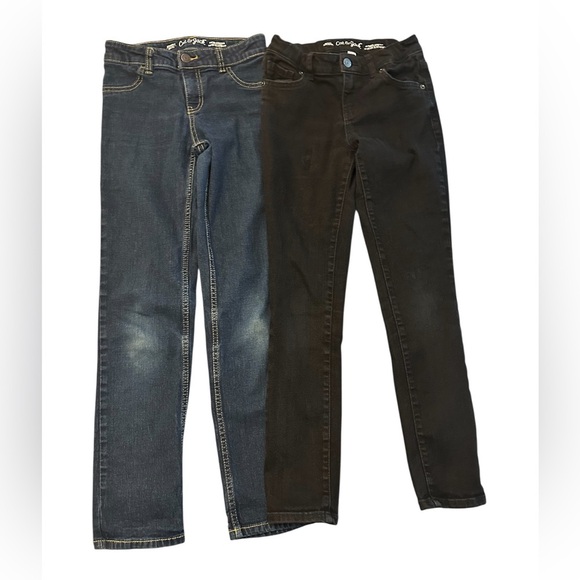 Cat & Jack Other - Cat & Jack Girls 12 Blue Straight Jeans and Girls 12 Black Skinny Jeans BUNDLE!